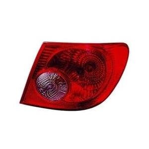 Passenger Side Tail Light Assembly 2005-2008 Toyota Corolla