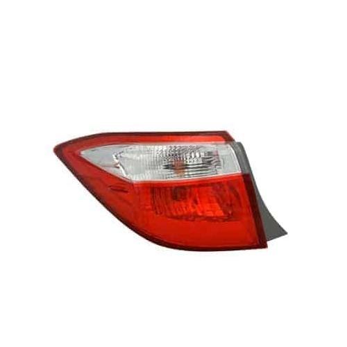 Driver Side Outer Tail Light Assembly 2014-2016 Toyota Corolla