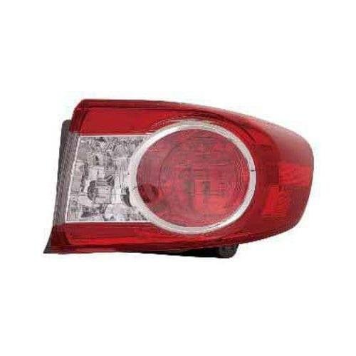Passenger Side Outer Tail Light Assembly 2011-2013 Toyota Corolla