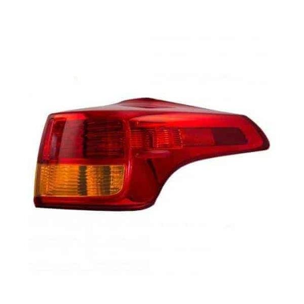 Passenger Side Outer Tail Light Assembly 2013-2015 Toyota RAV4