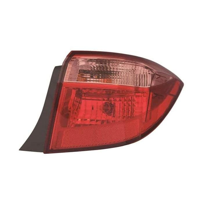 Passenger Side Outer Tail Light Assembly 2017-2019 Toyota Corolla