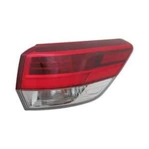 Passenger Side Outer Tail Light Assembly 2017-2017 Toyota Highlander