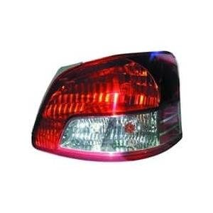Passenger Side Outer Tail Light Lens 2007-2012 Toyota Yaris Sedan