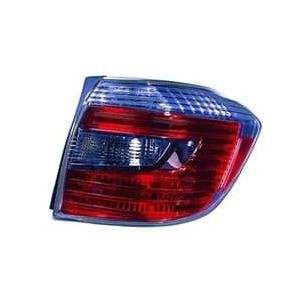 Passenger Side Outer Tail Light Lens 2008-2010 Toyota Highlander Hybrid