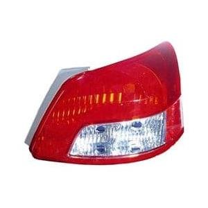 Passenger Side Outer Tail Light Lens 2007-2012 Toyota Yaris Sedan