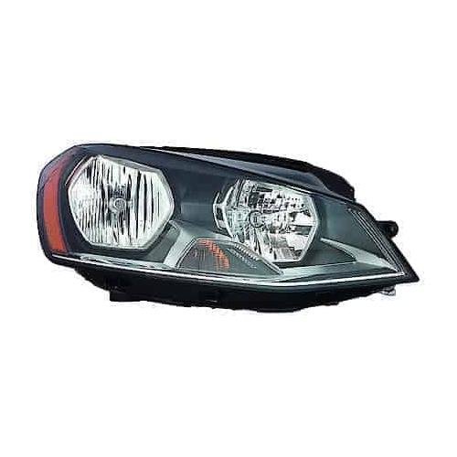 Passenger Side Headlight Assembly 2015-2019 Volkswagen E Golf